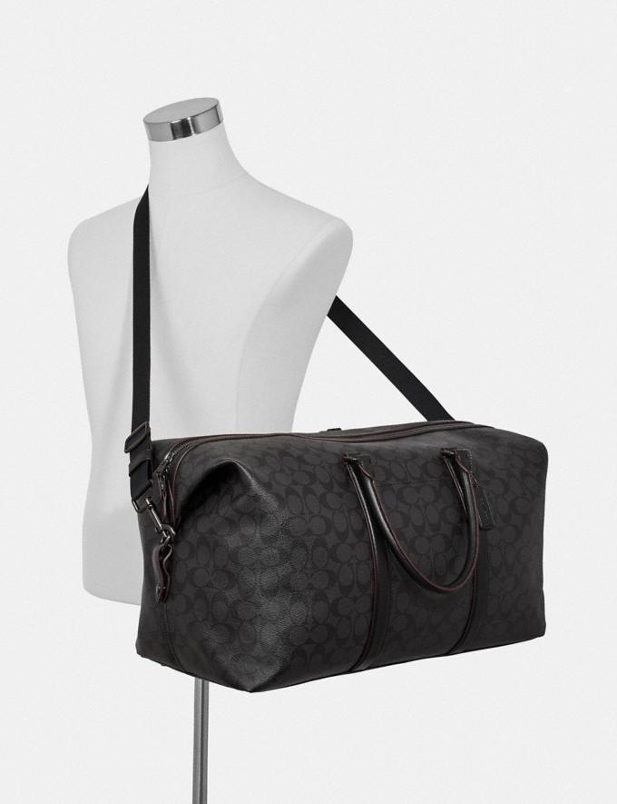 COACH Gotham Pebble Leather And Refined Calfskin Leather Duffel Bag |  Dillard's