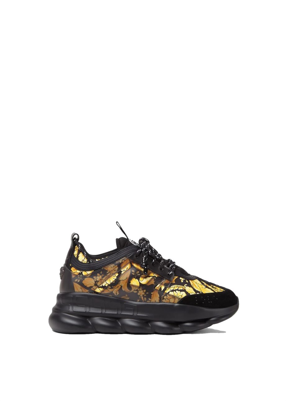 Versace Chain Reaction Sneakers Central Greek Key Print price in Nigeria. Buy Versace Chain Reaction Sneakers Black Authentic Original Shoes in Lagos Abuja Port Harcourt Jos Kano Ibadan Akure Ado Nigeria